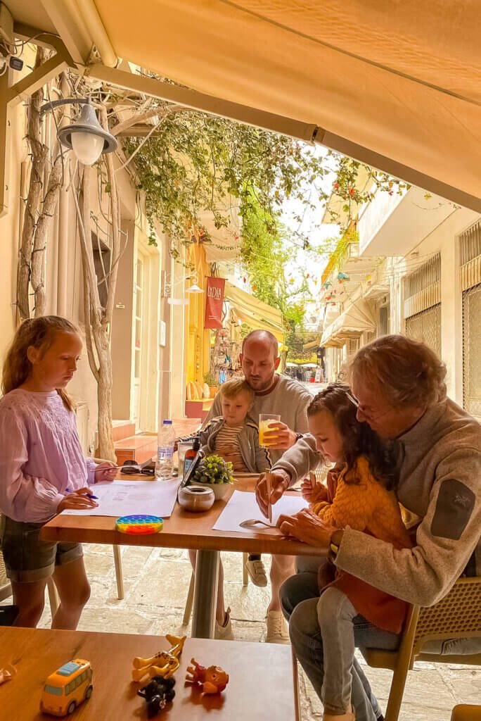 Ciao Cafe Bistro Kos stad met kinderen
