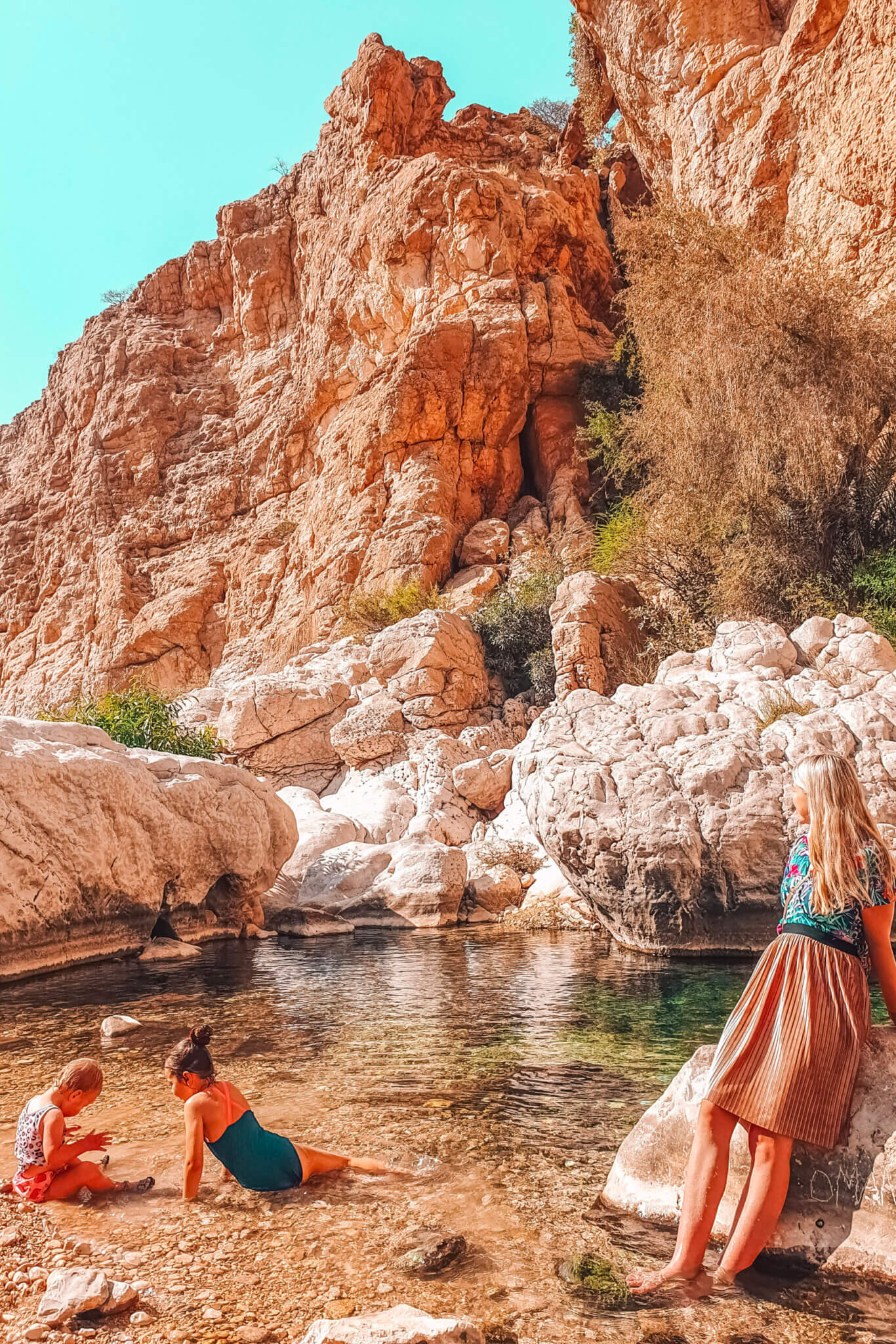 Oman with children - the most beautiful hikes