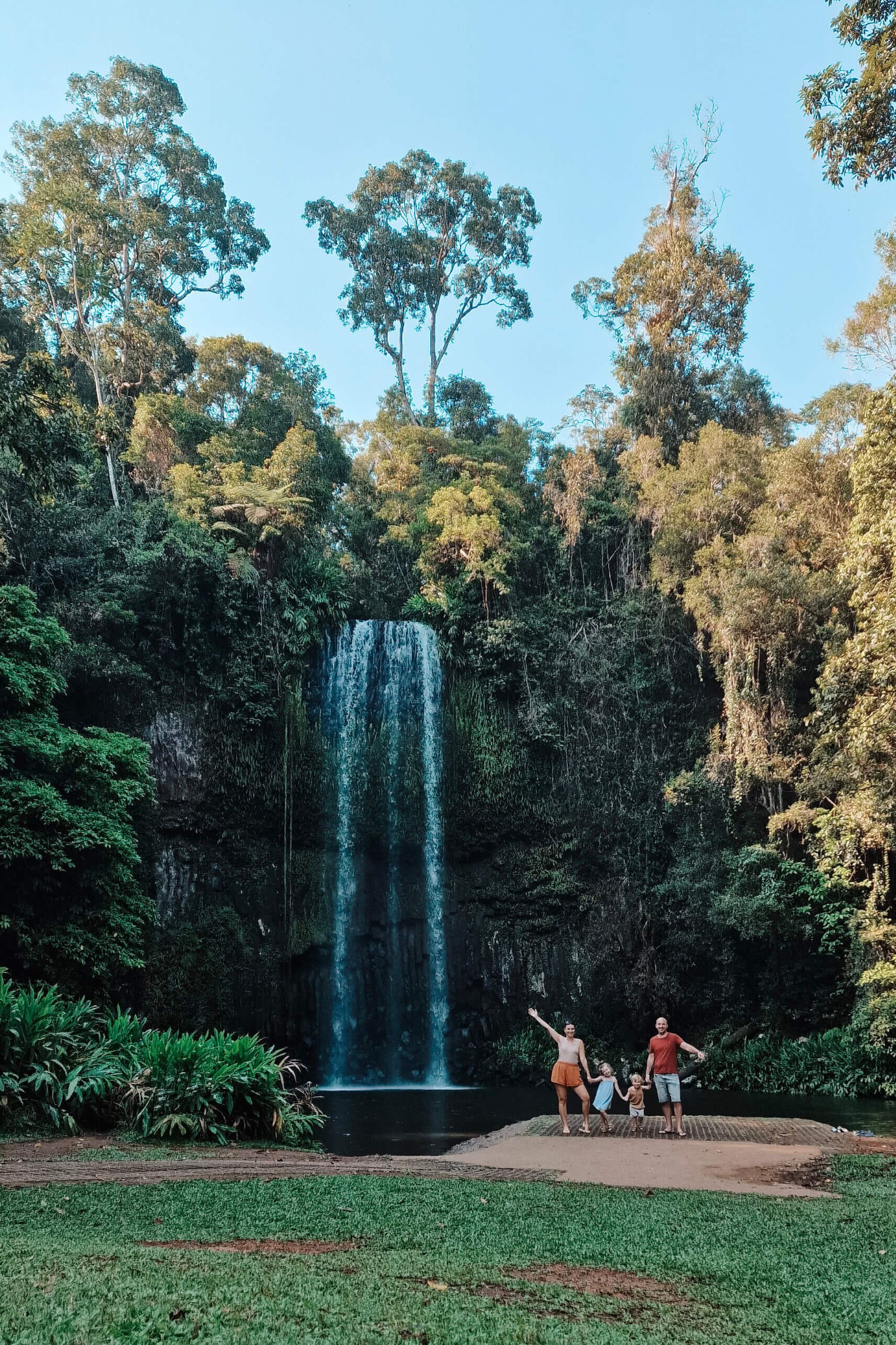 Australië Queensland met kinderen - Millaa Millaa Falls