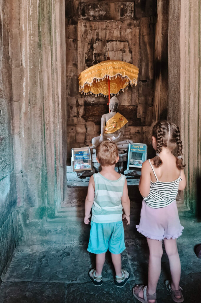 Angkor Wat Siem Reap met kinderen