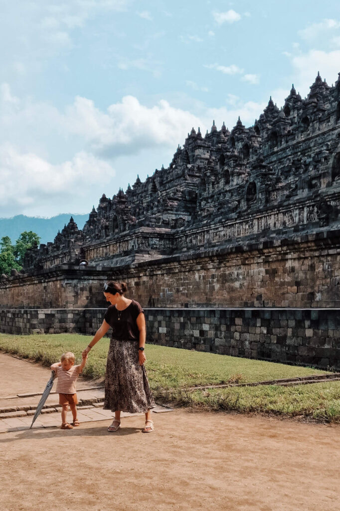 Indonesië Java met kinderen - Borobodur tempel