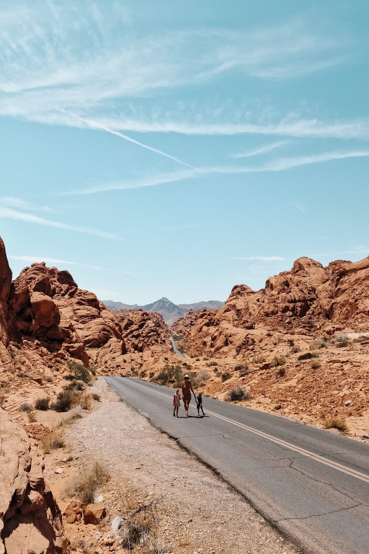 Valley of Fire met kinderen