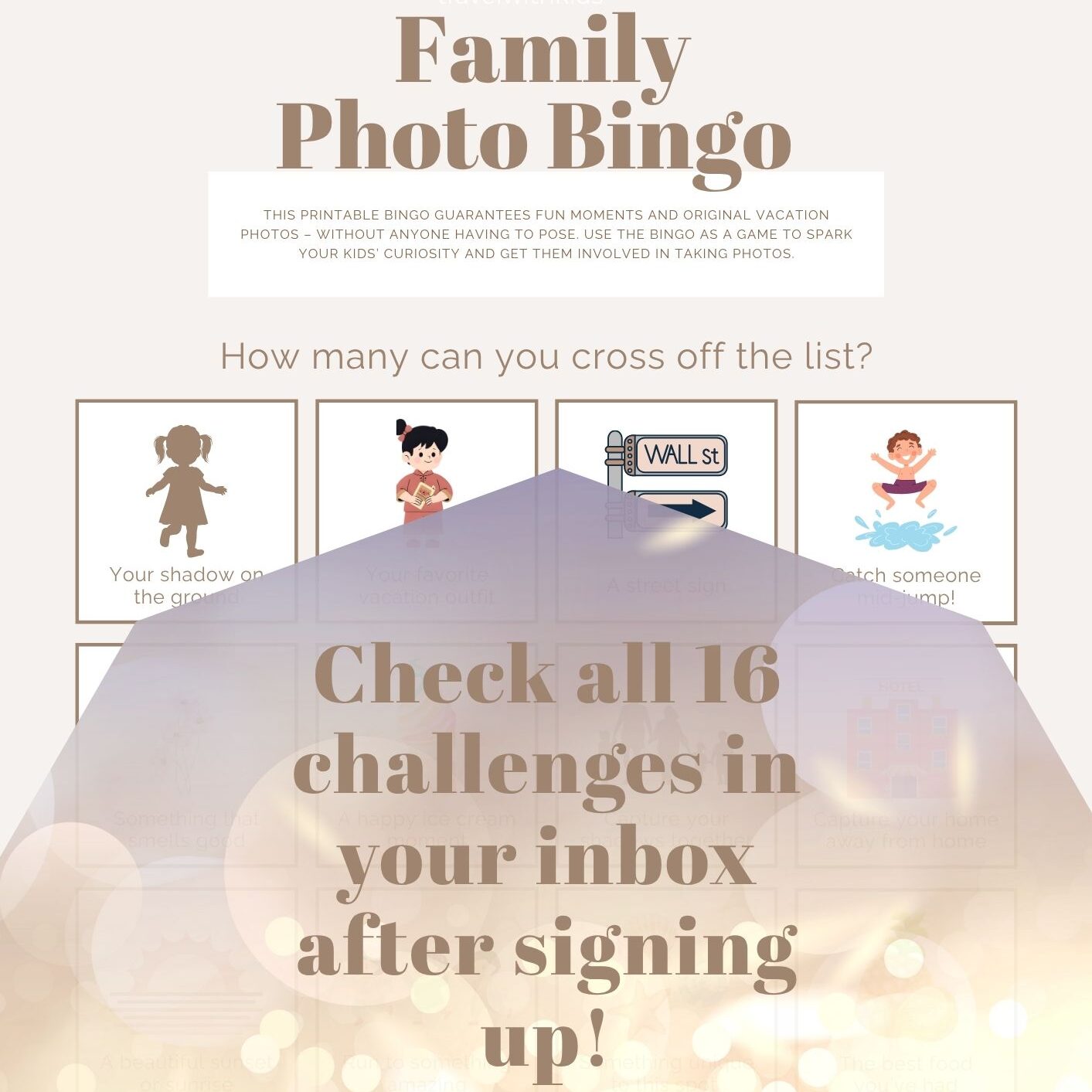 Family Photo Bingo – travelwithkids