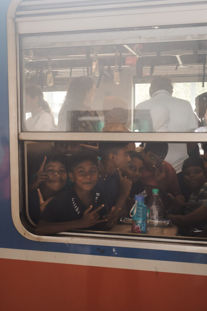 Train Sri Lanka with kids