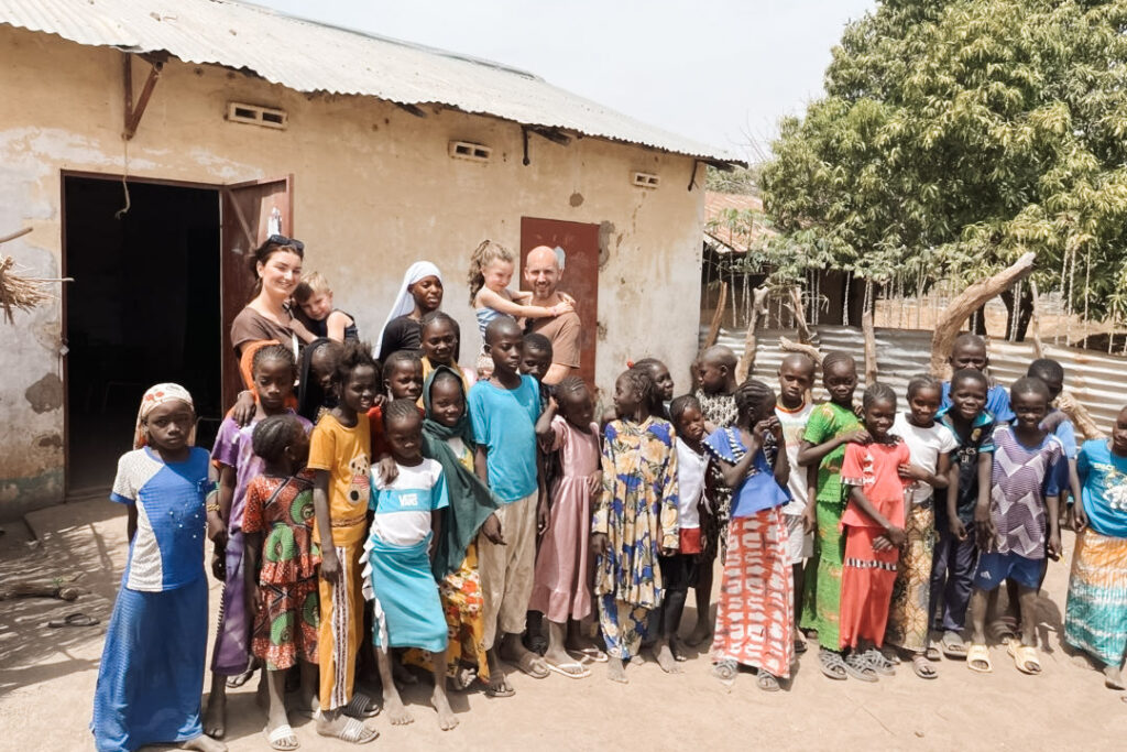Gambia met kinderen