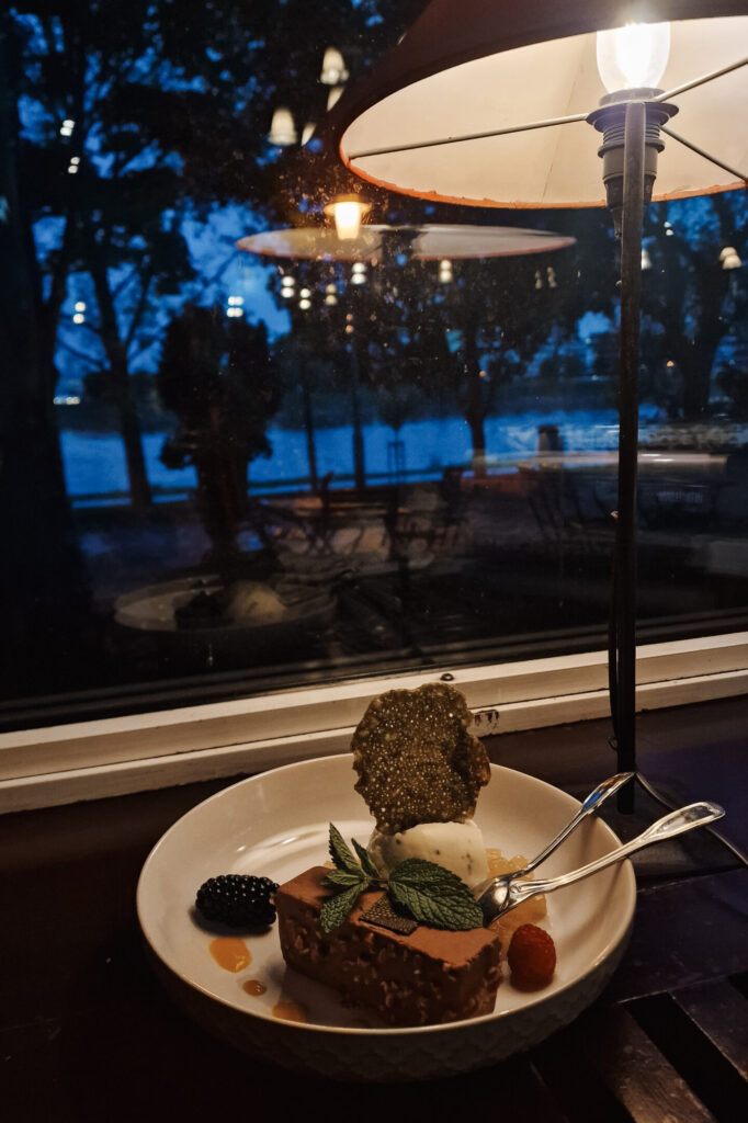 Rheinterrassen aan de Rijn Mannheim