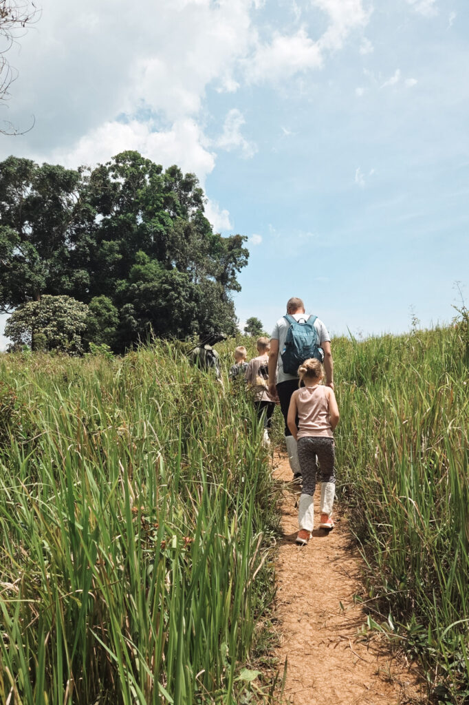 Khao Yai met kinderen