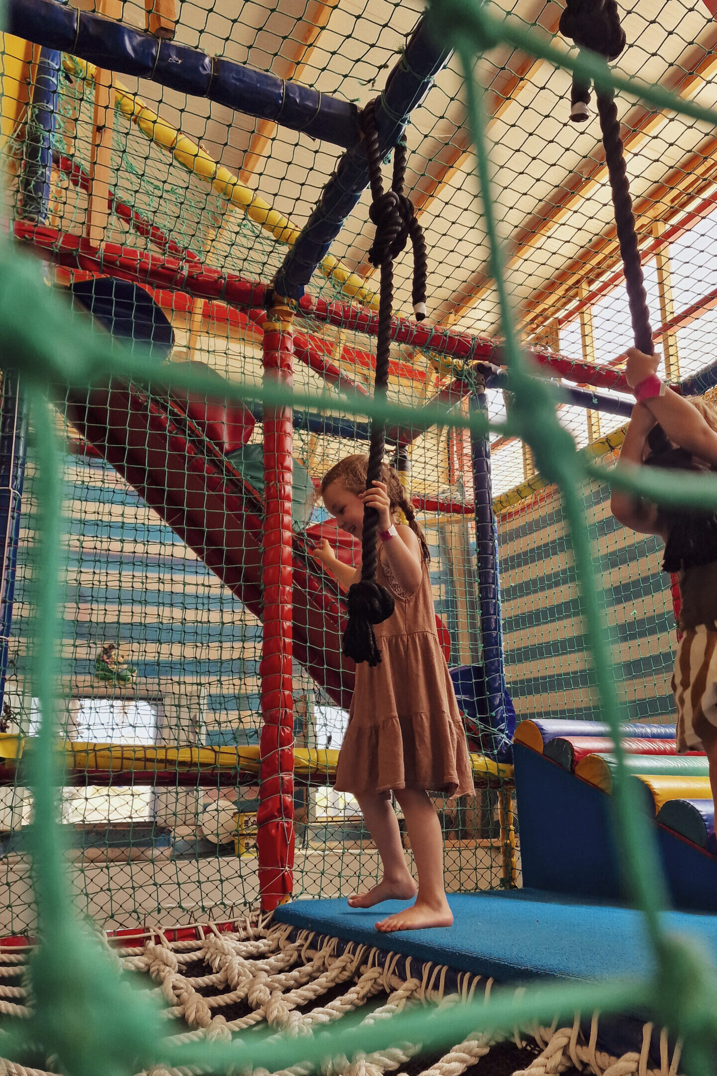 Popeye Village met kinderen