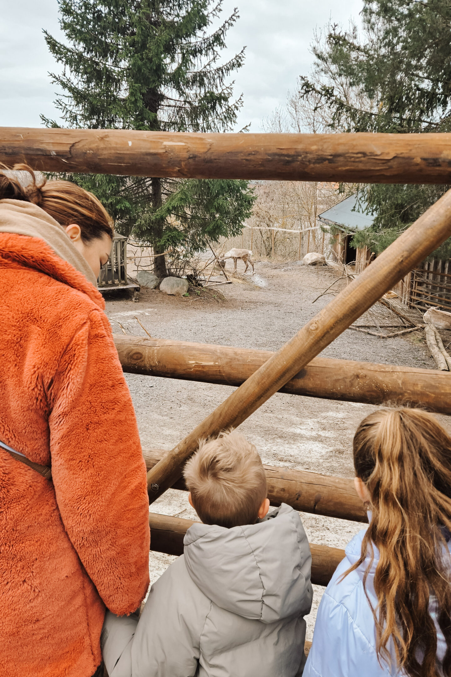 Skansen met kinderen