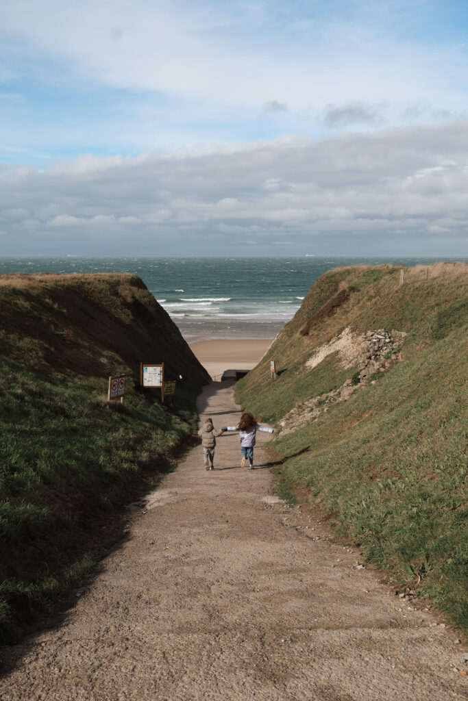 Cap Blanc-Nez met kinderen