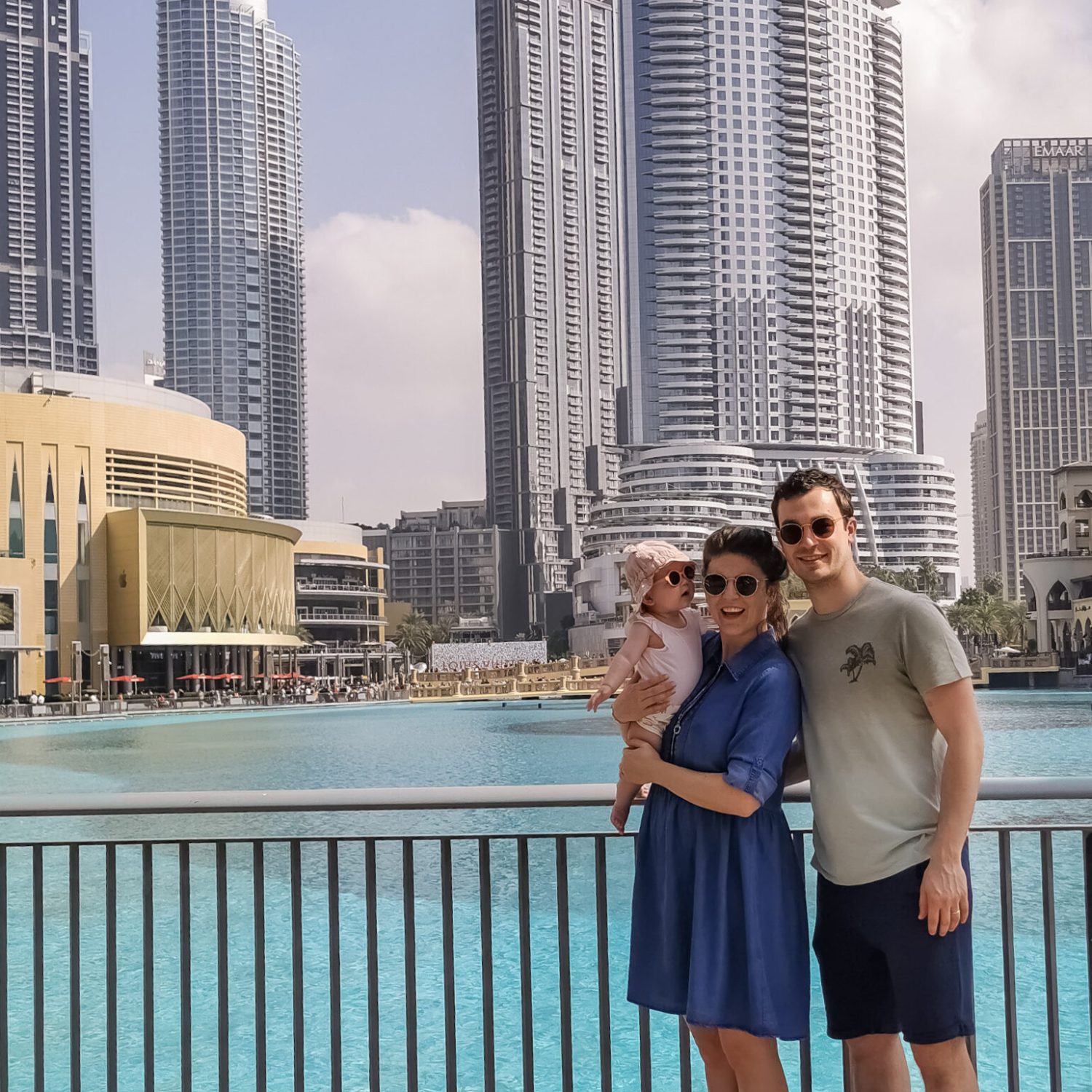 Dubai met een baby