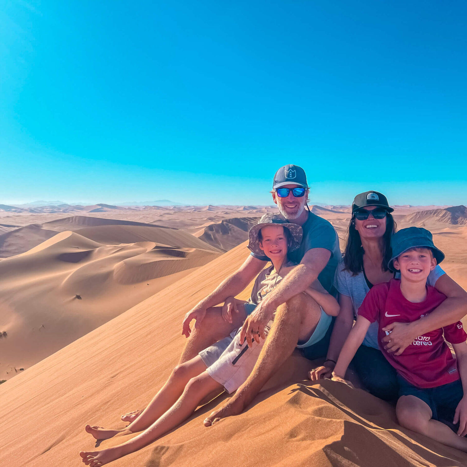 Namibië met kinderen